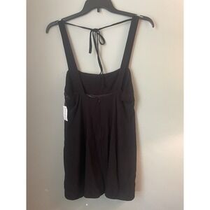 Kendall & Kylie Pacsun Women's‎ Black Linen  Mini Dress Size Medium NWT